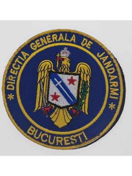 ECUSON ROTUND DGJMB DIRECTIA GENERALA DE JANDARMI BUCURESTI
