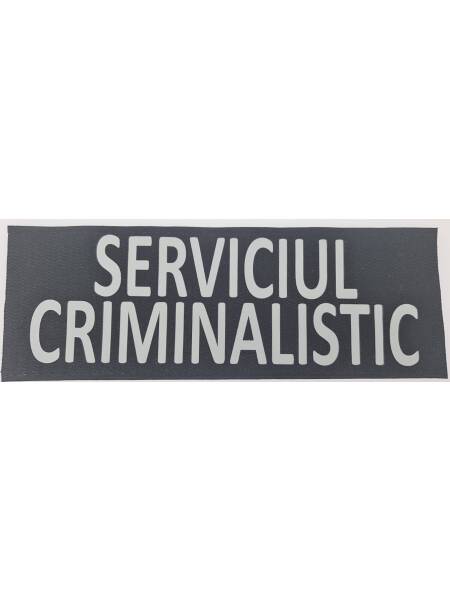 BANDA VELCRO INSCRIPTIONATA SERVICIUL CRIMINALISTIC