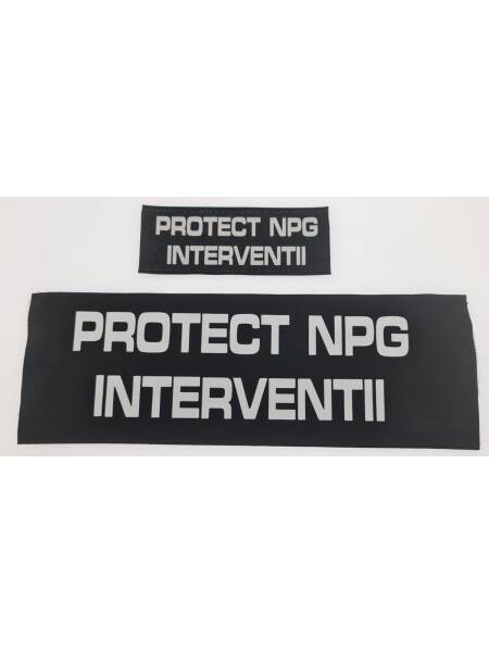 BANDA VELCRO INSCRIPTIONATA PROTECT NPG INTERVENTII