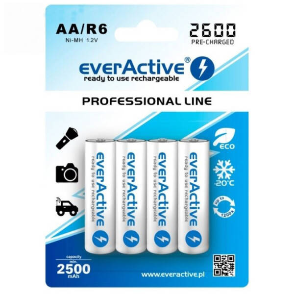 ACUMULATORI 1.2V  AA/R6 2600MAH NI-MH