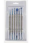 Set instrumente de umplere stomatologic cu varfuri acoperite cu titan 6/set BSI 1