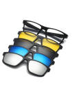 RAME OCHELARI DE VEDERE CU 4 LENTILE CLIP-ON MAGNETICE