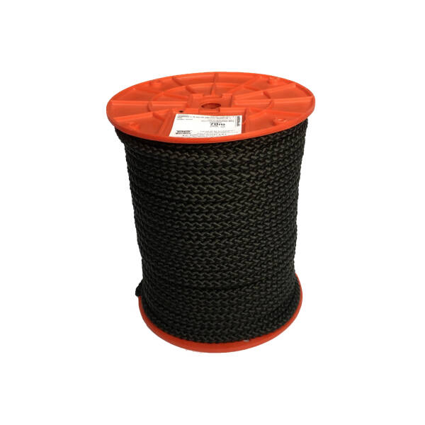 FRANGHIE POLIPROPILENA 10 MM IMPLETITA NEGRU, 70M