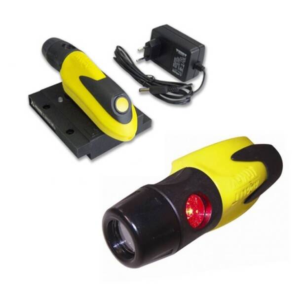 LANTERNA REINCARCABILA POMPIERI ADALIT L10 LED 75LM - ATEX ZONA 0