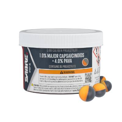 Proiectile de calibrul 0,68 iritant lacrimogene 35 bile / cutie